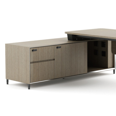 FLEX Wood Executive Office Side Cabinet Sideboard Versatile Usage And Storage