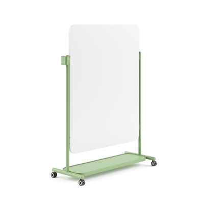 Flex Magnetic Mobile Whiteboard Modern Rolling Double Sided For Training Rooms Offices