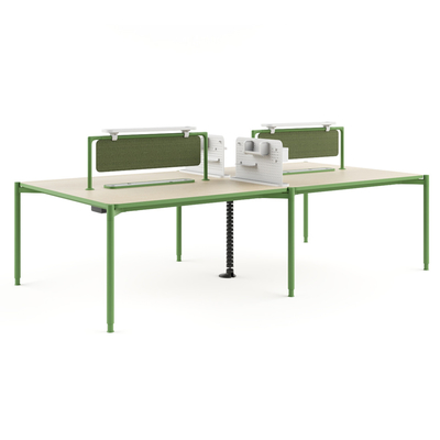 FLEX Vibrant Color Modern Office Workstation Desk With Height Adjustable Legs