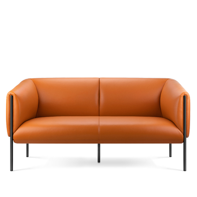 Waterproof Fabric Office Waiting Room Sofa , 2 Seater Sofa For Office Reception