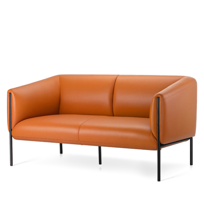 Waterproof Fabric Office Waiting Room Sofa , 2 Seater Sofa For Office Reception