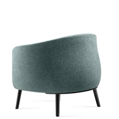Sturdy Legs Soft Upholstery Armchair Office Sofa Single Seater Contemporary Style