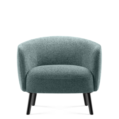 Sturdy Legs Soft Upholstery Armchair Office Sofa Single Seater Contemporary Style