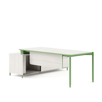 FLEX Sleek And Modern Design Executive Office Table Functional Office Manager Desk