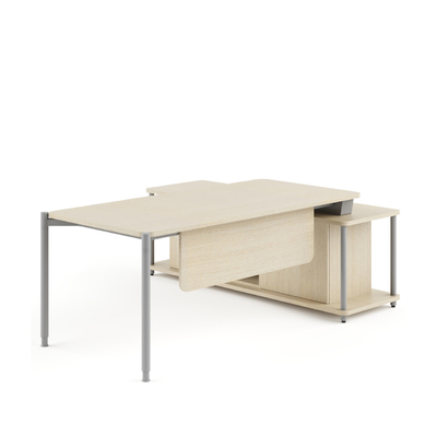 FLEX Managerial Executive Work Station Office Furniture Elegant Design With Lockable Drawers