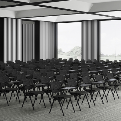 Seamless Link Office Guest Chairs Ergonomic Mesh for Dynamic Training Conference