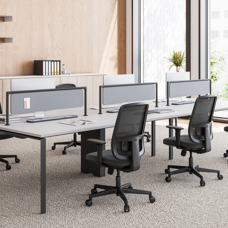 MC3.0 Opposing Office Workstation Desk Multi Seaters Open Layout Face To Face Design