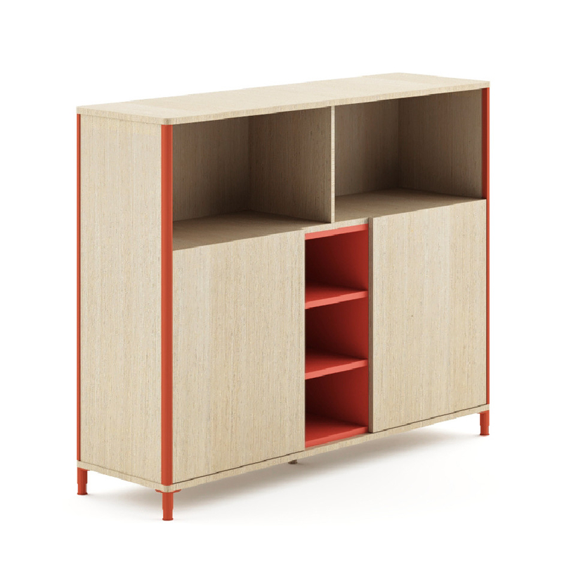 FLEX Multifunctional Design Office Credenza Storage Cabinet With File Drawers