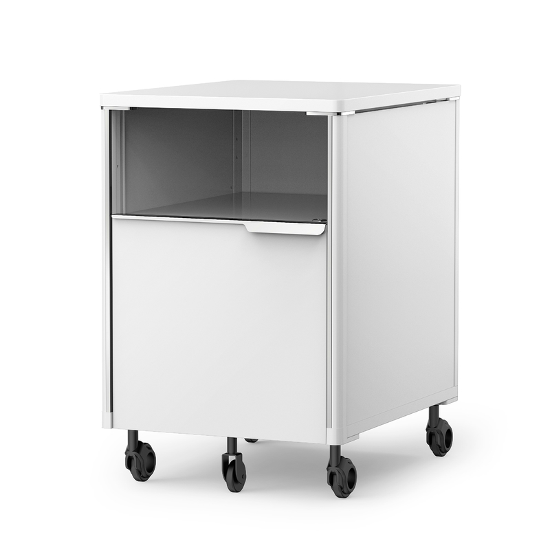 FLEX Under Desk Modern Storage Cabinet Side Cabinet Pedestal With Wheel Space Saving