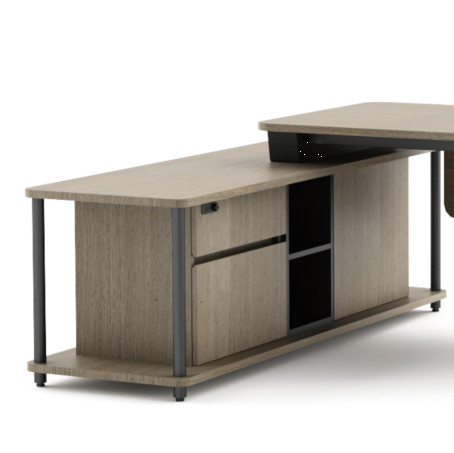 FLEX Manager's desk cabinet arc design Modern office savings cabinet drawers can be locked