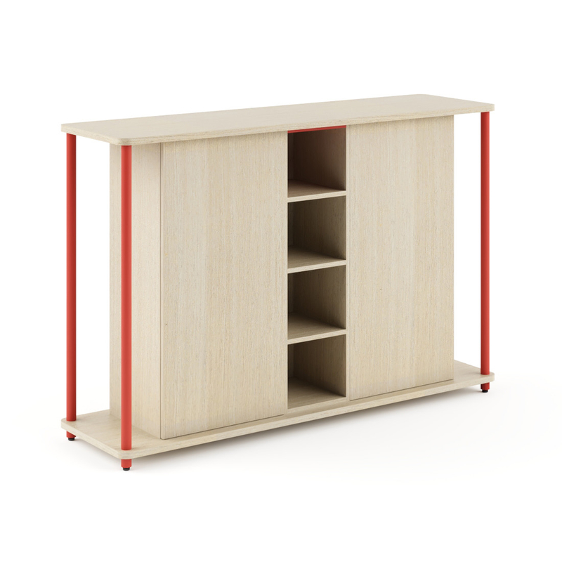 FLEX Modern Style Office Executive Desk Hutch With Multi Layer Drawers Custom Size
