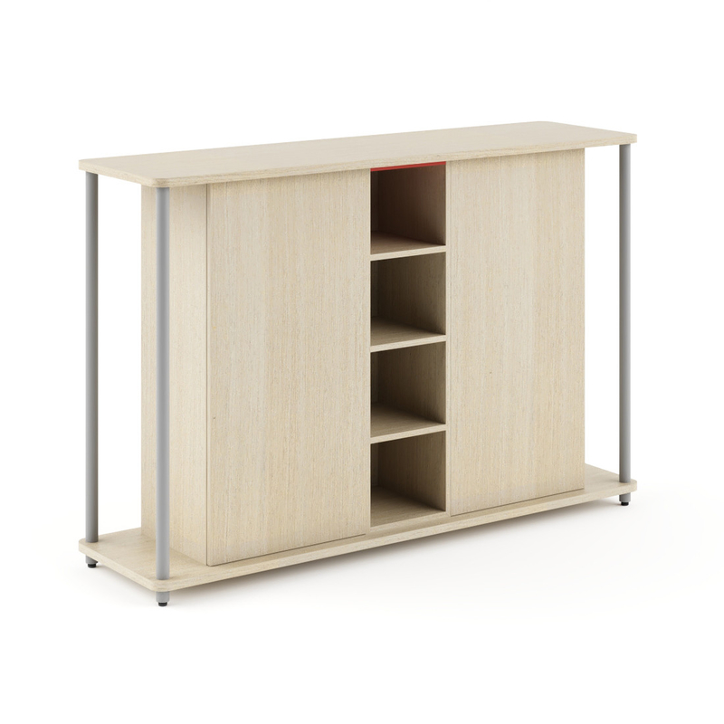 FLEX 4 Shelves Executive Office Cabinet Multiple Drawer Modern Office Filing Cabinet