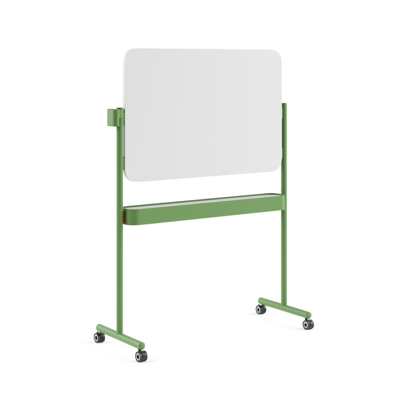 Flex Magnetic Mobile Whiteboard Modern Rolling Double Sided For Training Rooms Offices