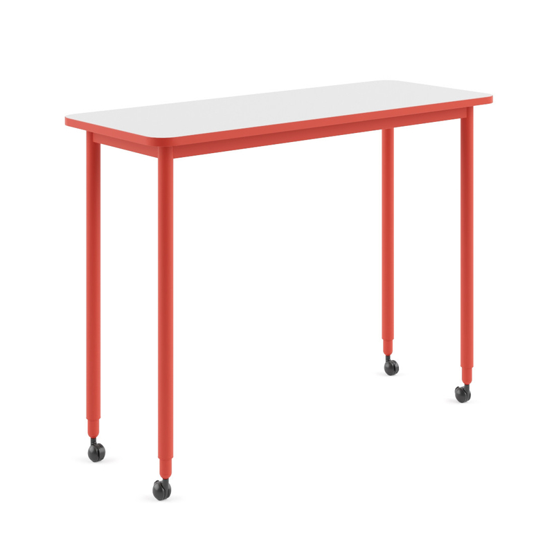 FLEX Movable Modern Bar Table Workstation Table Easy Mobility For Small Offices