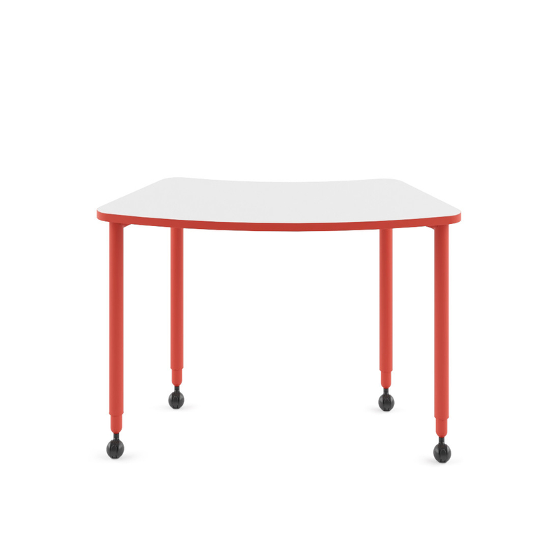 FLEX Modular Conference Room Tables , Dynamic Training Meeting Table With Casters