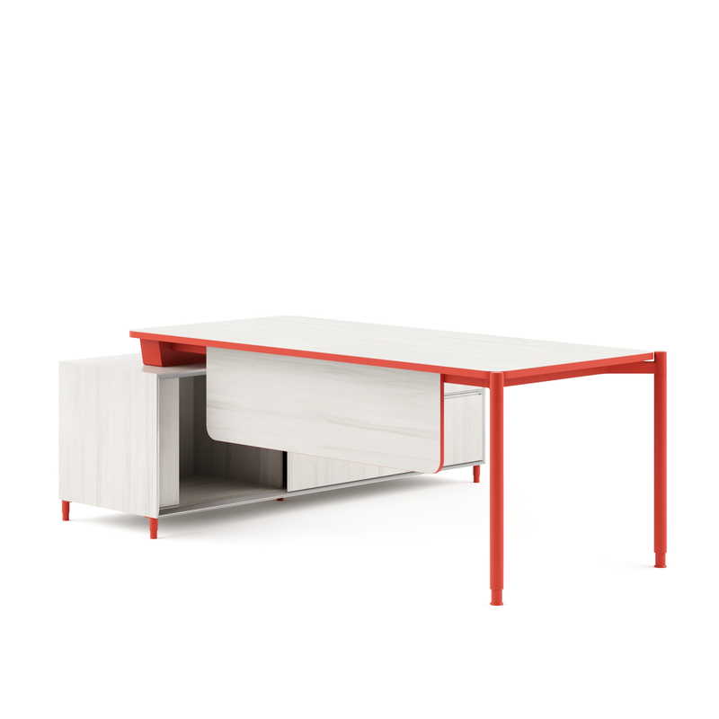 FLEX  Executive Office Desk Adjustable Height With Integrated Cable Management