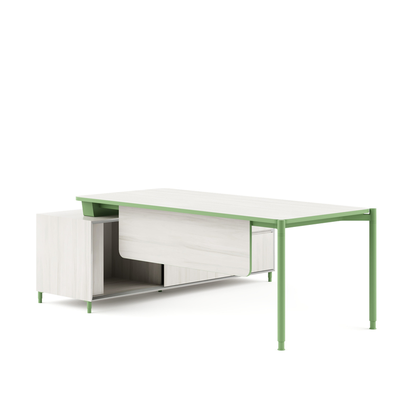 FLEX Sleek And Modern Design Executive Office Table Functional Office Manager Desk